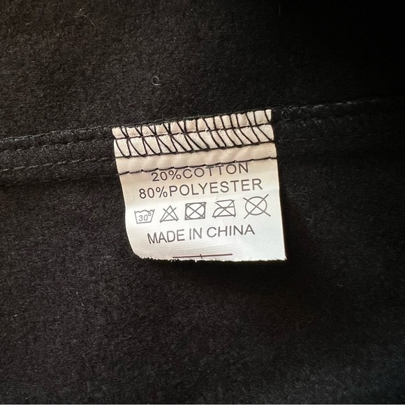 NWOT Black Faux Leather Jacket, Women’s Large - Picture 11 of 11